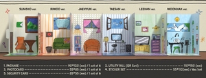 BOYNEXTDOOR 1er álbum de estudio [HOME] Weverse Albums sin CD, tarjeta QR con set de pegatinas - Product Image 6