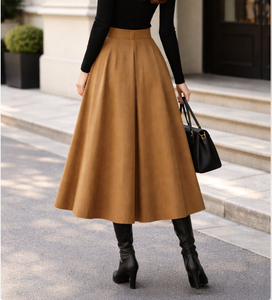 Jupe-pantalon large taille haute, fabricant de vêtements vietnamien, OEM ODM, vêtements pour femme, vêtements personnalisés, vente en gros de vêtements - Product Image 5