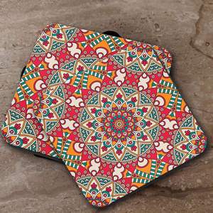 <b>Coasters</b> <b>for</b> Dinner Table Cool Pattern <b>Drink</b> with Holder Decorative Table <b>for</b> Coffee Mugs Tea Cups Glasses - Product Image 6
