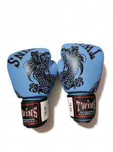 Nouveaux gants de boxe personnalisés marron, en cuir véritable, avec fermeture auto-agrippante, pour entraînement et sparring, kick-boxing, arts martiaux. - Product Image 3