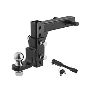 Supporto per Gancio Traino Regolabile da 2 Pollici con Capacità di 7500 Libbre e Perno a Sfera da 2 Pollici - Product Image 1