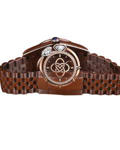 Luxury <b>Automatic</b> Moissanite Diamond Watch Men Full VVS Stone Stainless Steel Watch - Product Image 4