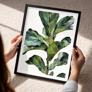 Cadre photo en bois minimaliste fait main, écologique, rectangulaire, vertical, impression numérique couleur, durable, pour table ou mur - Product Image 5