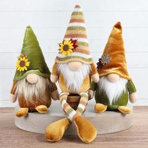 Decorazioni Autunnali per Casa: Set di Ornamenti per Vassoio a Più Livelli con Peluche e Giocattoli in Stile Autunnale per Uso Domestico - Product Image 1