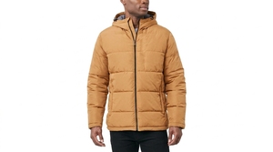 Men's Full Zip Hooded <b>Padded</b> Jacket Warm Quilted Winter Outerwear for Cold Weather - Product Image 4