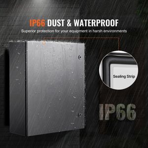 Scatola Elettrica da Parete per Esterni in Acciaio Inox 304, 61x51x20 cm, per Protezione di Dispositivi Elettronici e Strumenti - Product Image 4