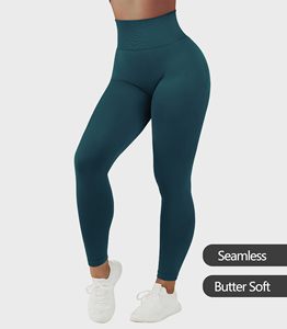 Women Running Leggings Compression Scrunch Butt <b>Tummy</b> <b>Control</b> High Waisted Solid Sports Butt Lifting Workout Gym Tight Yoga Pant - Product Image 3