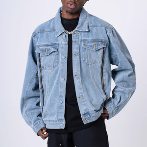 Veste d'hiver personnalisée pour homme en toile de coton 100% premium avec logo sur le devant, antibactérienne et respirante - Product Image 4