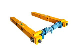 Carro final de grúa monoviga de 5 toneladas, tipo europeo, de 17 m de alcance, con caja de cambios Elecon, motor ABB y freno de CC - Product Image 5