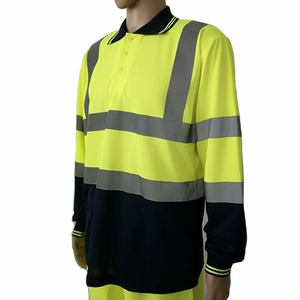 Polo de sécurité haute visibilité personnalisé et confortable, respirant, ignifuge et réfléchissant pour la vente en gros - Product Image 2
