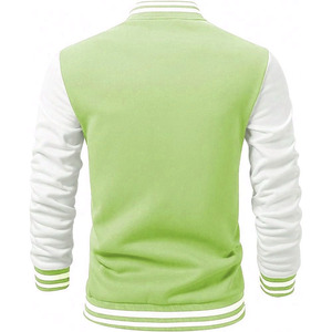 Custom <b>Mens</b> Waterproof Outdoor Casual Wear Soft New <b>Men's</b> <b>Letter</b> Embroidered Baseball Coats High Quality Varsity <b>Jacket</b> OEM - Product Image 3
