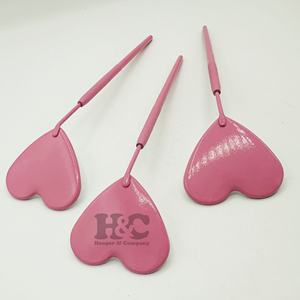 กระจกสีชมพูสำหรับต่อขนตาทำจากสเตนเลสสำหรับเด็กกระจกเคลือบสีทึบทนทานต่อขนตาโลโก้ได้ตามต้องการ - Product Image 4