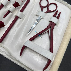 Kit de Herramientas Profesionales de Acero Inoxidable para Extensiones de Cabello, Alicates de 2 Orificios, Pinzas para Secciones de Cabello, Logotipo Personalizado, Venta al Por Mayor ZETOMED PRO - Product Image 4