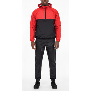 Ensemble de combinaison de sauna unisexe de haute qualité pour l'entraînement physique, taille élastique, antibactérien, respirant, favorisant la transpiration rapide, perte de poids, boxe - Product Image 3