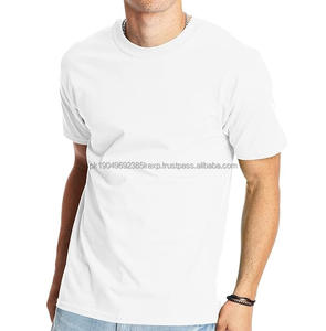 T-shirt ample à manches courtes en coton 100% de haute qualité pour hommes, personnalisé, lourd, col montant, été, extérieur, t-shirt ample - Product Image 1