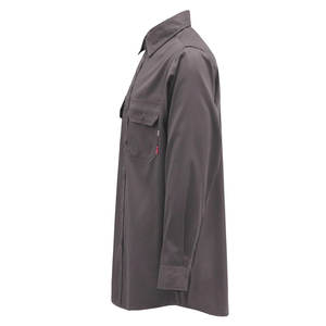 Chemise de travail ignifuge 100 % coton pour hommes, manches longues, respirante, pour soudure et sécurité industrielle, vente en gros - Product Image 2