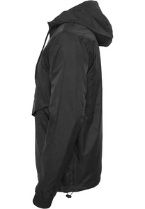 Chaqueta Cortavientos Anorak Impermeable Personalizada para Hombre con Cremallera en Contraste y Capucha, Ideal para Senderismo y Entrenamiento al Aire Libre - Product Image 5