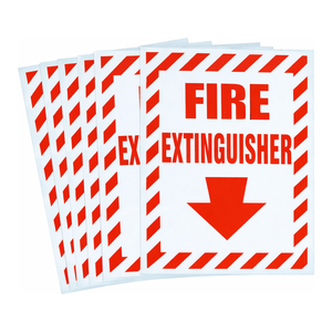 Señalización de Seguridad para Extintor de Incendios Brady, Montada en Pared, Interior/Exterior, PVC - Product Image 1