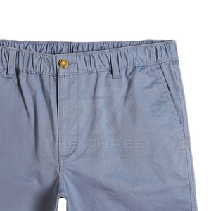 Shorts de plage pour hommes, 100% coton, tissu écologique, doux, taille élastique, coupe décontractée, respirant, séchage rapide - Product Image 6