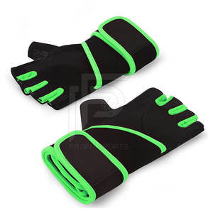 Guantes de Gimnasio sin Dedos con Agarre Extra, Guantes de Fitness para Levantamiento de Pesas con Protección Mejorada en la Palma y Soporte para Muñecas para Deportes - Product Image 2
