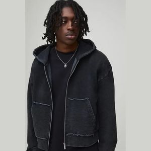 Sudadera con capucha y cremallera de algodón para hombre, estilo urbano, más vendida en 2026, venta al por mayor de fábrica, Sudadera Araignée - Product Image 2