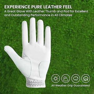 Best Selling Sublimation Printed Sheep Skin Golf <b>Gloves</b> Factory Price High Quality Golf <b>Gloves</b> - Product Image 2
