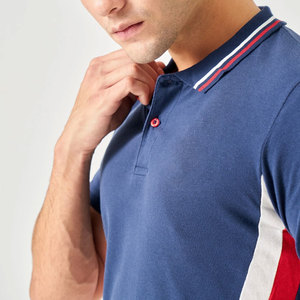 Chemises polo pour hommes en coton de qualité supérieure, logo brodé personnalisé, polos décontractés de marque, hauts de sport pour hommes - Product Image 4