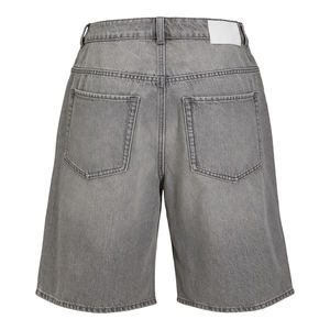 2026 Fashion Regular Fit Straight Short <b>Jeans</b> Washed Denim Distressed Breathable Mid <b>Waist</b> Casual Custom Logo High Quality OEM - Product Image 2