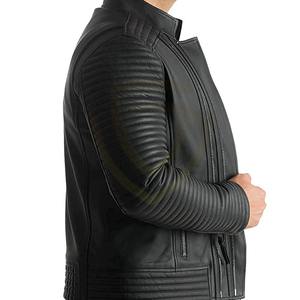 Chaqueta de Diseño Único en Color Sólido de Buena Calidad para Hombre, Hecha a Medida, 100% Cuero Genuino de Vaca - Product Image 3