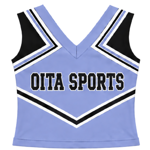 <b>Purple</b> Cheerleading Uniform <b>Top</b> Sleeveless Athletic V Neck Cheer <b>Top</b> for Women Girls Dance Team Performance Competition - Product Image 1