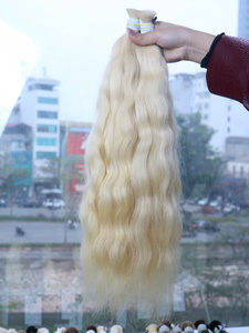 Extensions de cheveux en vrac les plus vendues 100% cheveux crus Double noyade 100 grammes Couleurs foncées 8 pouces - Product Image 5