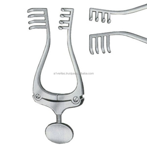 Rétracteurs Veritas Jansen de qualité supérieure A-1 à pointes profondes et affûtées avec vis de réglage, porte-aiguille manuel réutilisable - Product Image 4