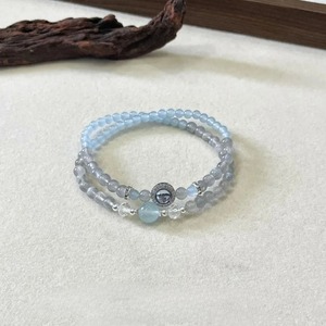 Collana da Donna Grigia con Perline Effetto Luce Lunare, Lunghezza Standard, Gioielli alla Moda per Matrimoni e Regali - Product Image 2