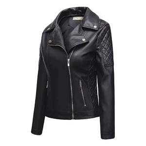 Women <b>Leather</b> jacket light weight <b>high</b> quality anti wrinkle breathable <b>top</b> trending Women's jackets with latest design - Product Image 6
