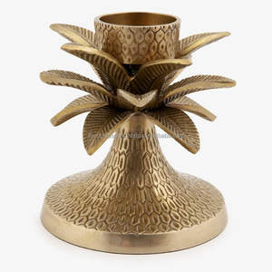 Wholesale Custom Aluminium Gold Handmade <b>Candle</b> <b>Stick</b> <b>Holder</b> Modern Home Garden Decoration Christmas - Product Image 1