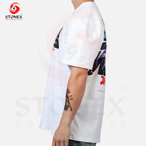 เสื้อยืดดีไซน์เรียบง่ายแบบใหม่ เสื้อยืดเปล่าสำหรับผู้ชาย เสื้อผ้าสั่งทำพิเศษ เสื้อยืดโอเวอร์ไซส์ มีหลายสี - Product Image 5