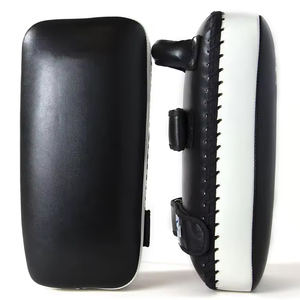 Professional Muay Thai Pads Curved Kick Pads for MMA <b>Boxing</b> Training Shock Absorbent Arm Pads for Coaches and Athletes - Product Image 3