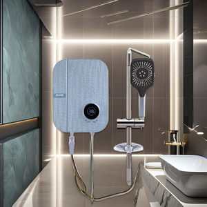 Calentador eléctrico de agua sin tanque instantáneo OEM de Malasia EAS7/D-i 4.5KW Pantalla LED de lino azul Montado en la pared Ahorro de energía Moderno - Product Image 3
