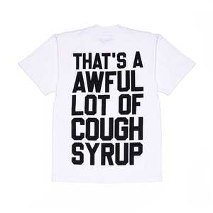 T-shirt streetwear pour homme, haute qualité, 100% coton, très grande taille, motif 'sirop contre la toux pour homme'. - Product Image 6