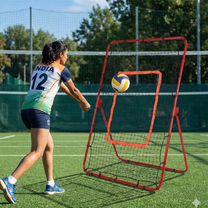 Meilleures ventes : Rebondeur de volley-ball en acier, portable, durable, pour intérieur et extérieur, 4x7 pieds, angles réglables, qualité supérieure, personnalisable - Product Image 2