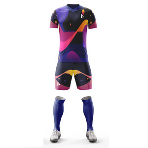 Soccer Suit Club Team Uniform Player Name Numbers Custom Logo <b>Compression</b> Sports Football Uniform Fully Sublimation Uniform - Product Image 5