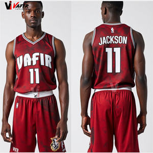Maillot de basket-ball personnalisé, shorts et ensemble d'uniformes d'entraînement de basket-ball par sublimation vafir - Product Image 1