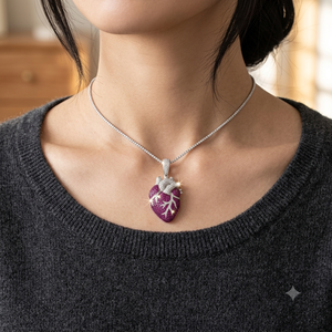 Unique fine jewelry Hip Hop Style Custom Iced Human Heart 925 Silver <b>Gold</b> Plated Lab Grown Diamond <b>Pendant</b> Charms necklaces Gift - Product Image 2