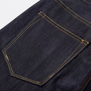 2025 Trending Garment Dyed Straight Wide-Leg High-<b>Waist</b> Loose Fit 100% Cotton Denim <b>Jeans</b> for Men Comfortable Casual Wear - Product Image 5