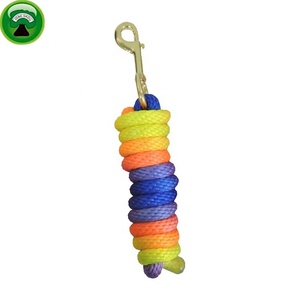 Arc-en-ciel fantaisie coton cordes de plomb licou pour cheval - Product Image 5