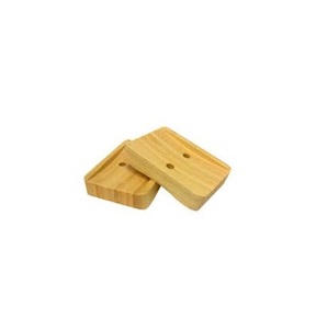 Customised logo 2 pieces Natural Wood <b>Soap</b> <b>Holder</b> Household Bathroom Bar Accessory At Under Your Budget - Product Image 5