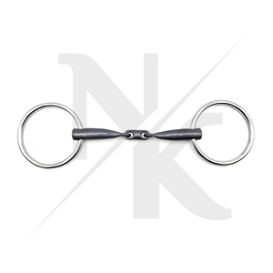 Nueva llegada: Bocado de titanio OEM con anillo suelto y enlace francés, equipo ecuestre de fabricante, bocados de calidad de exportación. - Product Image 2