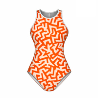 Novedades: Traje de Baño Deportivo Reductor para Playa, Transpirable, con Control de Abdomen, Estampado Frontal, Secado Rápido, Impermeable, Corte Alto