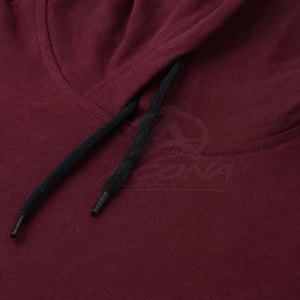 Winter Casual Sportswear <b>Men</b> Gym Hoodies Solid Eco-Friendly Breathable Quick Dry Performance Fabric Front <b>Pouch</b> Pocket Moisture - Product Image 5