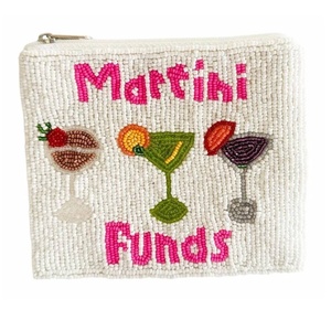 Porte-monnaie perlé en verre champagne, motif feu d'artifice, avec fermeture éclair, mini pochette, étui à monnaie et cartes, et trousse de maquillage pour filles et femmes, idéal comme cadeau - Product Image 6